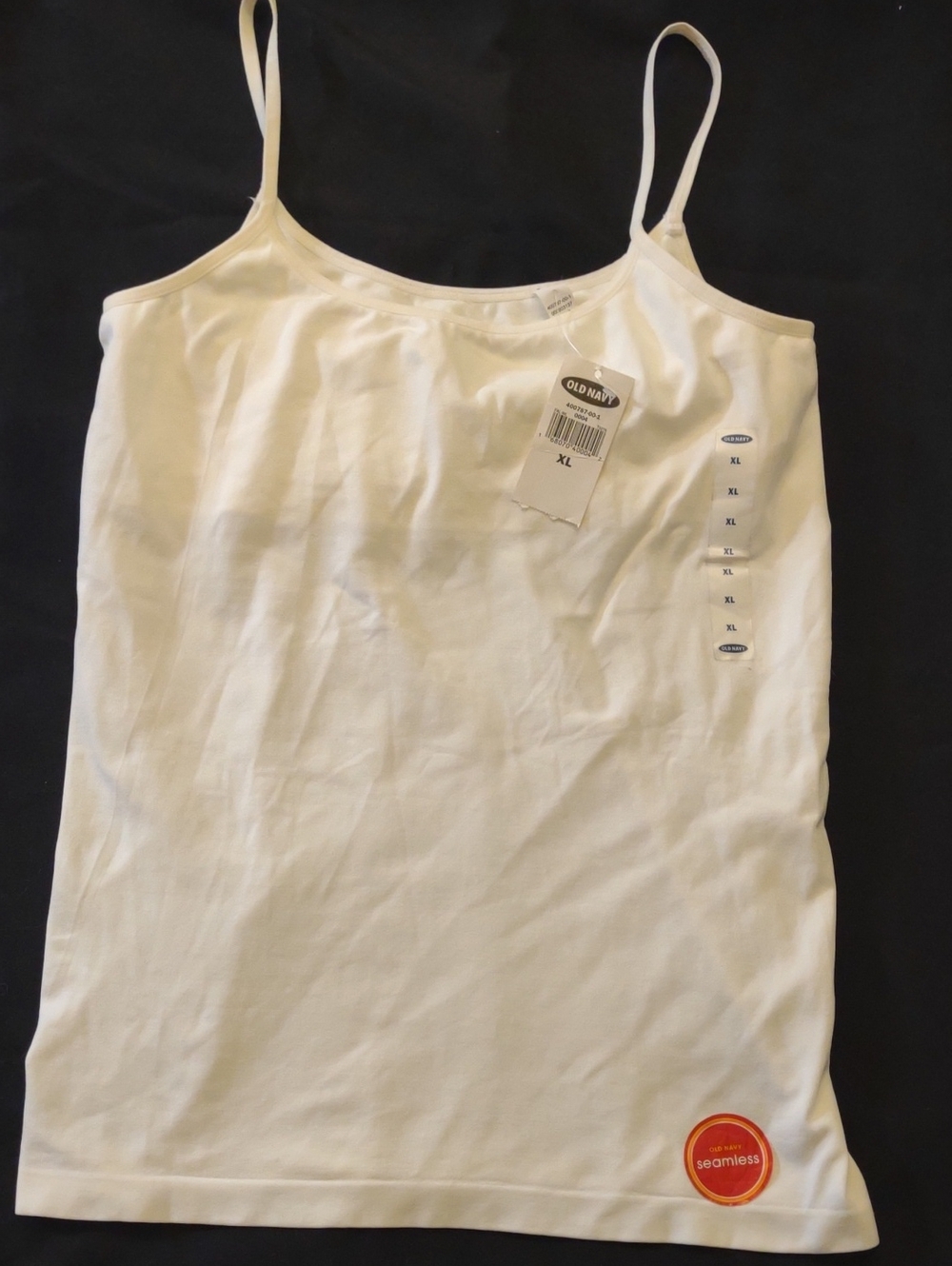 NWT Old Navy White Seamless Spaghetti Strap Camisole - Size XL